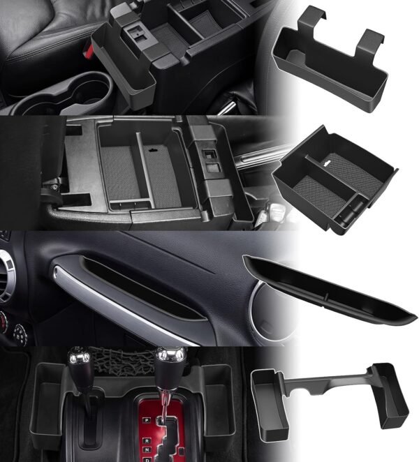4-Piece Center Console Organizer Set | Wrangler JK/JKU — Check Model Year