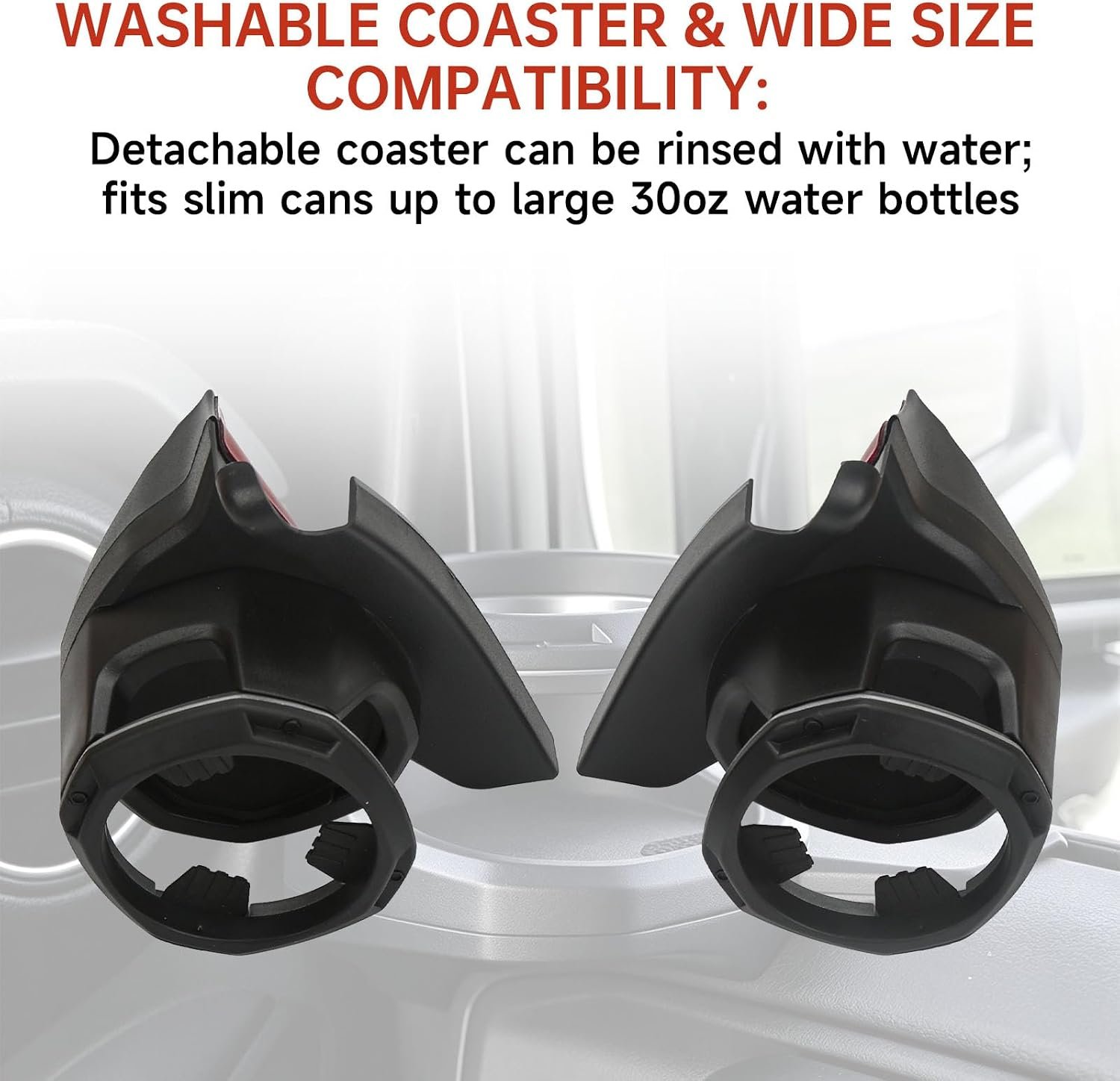 2-Piece Front Door Cup Holder Set | Wrangler JL/JLU 2018–2026 & Gladiator JT 2020–2026 - Image 5