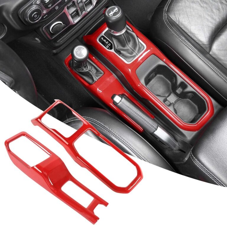 Red standard finish — 1 shifter & cup-holder trim