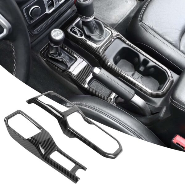 2-Piece Shifter, Cup Holder & 4WD Selector Trim Set — Standard Colors | Wrangler JL/JLU & Gladiator JT — standard color