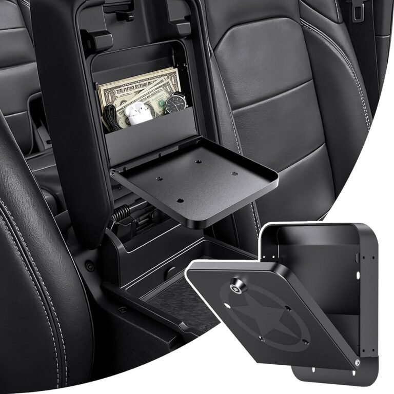 Metal Center Console Hidden Organizer – Star