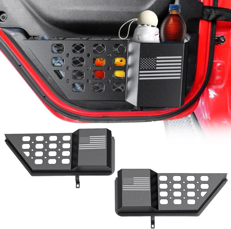 Metal Rear Door Pocket Storage Boxes – 2PCS