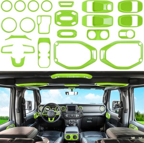 23-Piece Interior Trim Kit — Standard Colors | Wrangler JL/JLU 2018–2023 & Gladiator JT 2020–2023