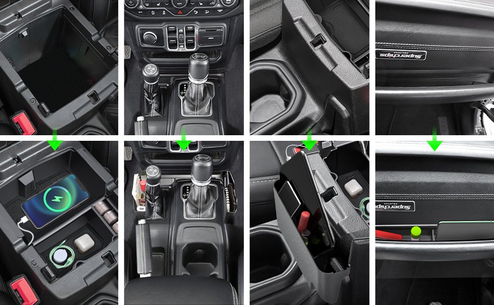 Wrangler JL JLU Gladiator JT organizer fitment and installation