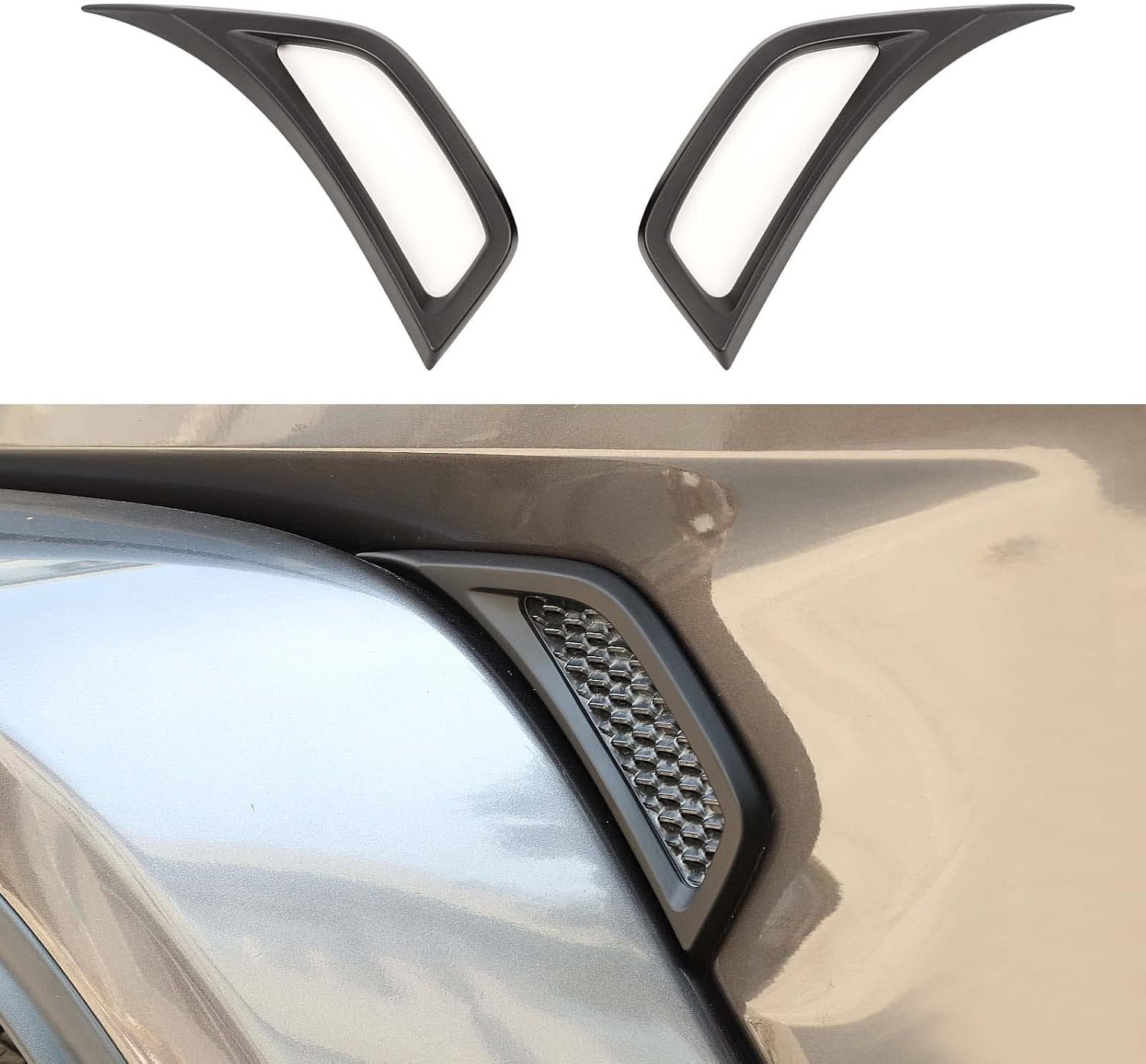 2-Piece Side Fender Vent Trim Covers | Wrangler JL/JLU 2018–2026 & Gladiator JT 2020–2026 - Image 5