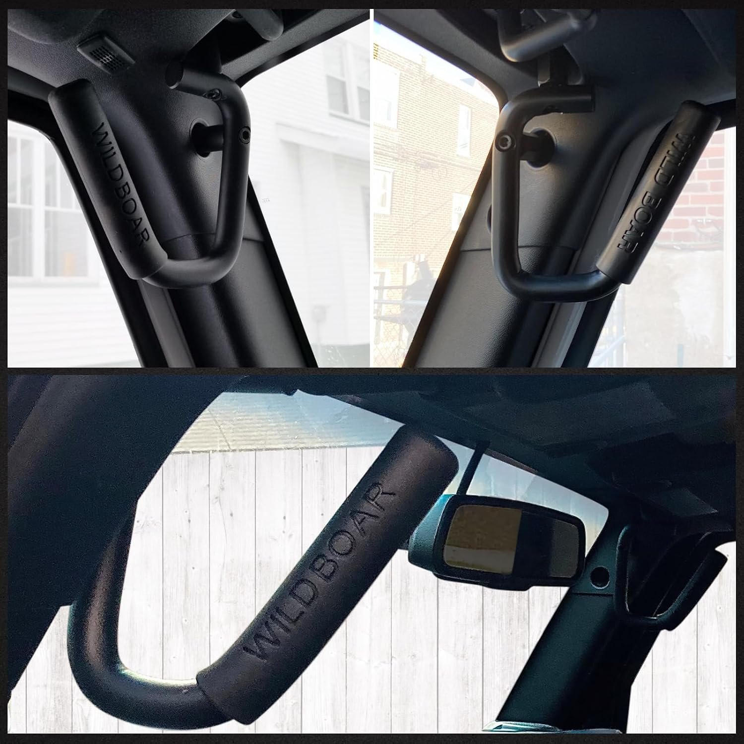 2-Piece Aluminum Front Grab Handles | Wrangler JK/JKU 2007–2018 - Image 2