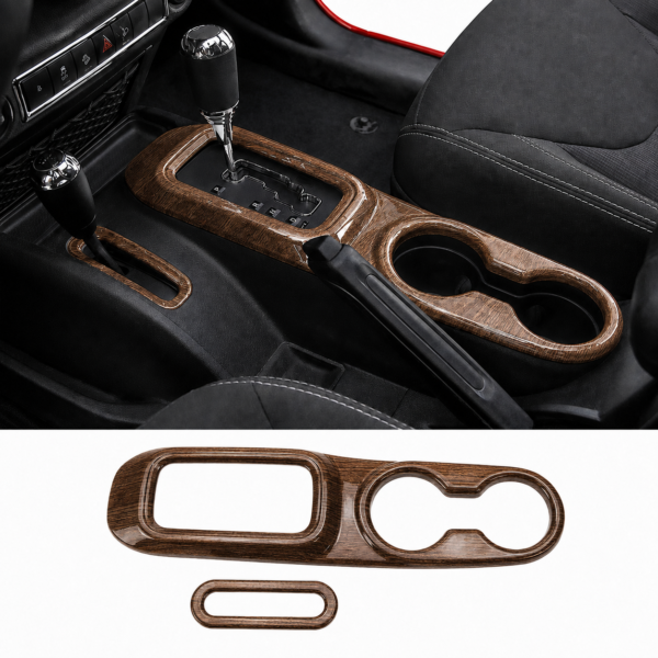 2-Piece Shifter & Cup Holder Trim Kit — Standard Colors | Wrangler JK/JKU 2011–2017 — standard color