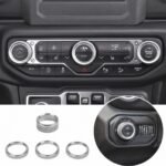 Thin Style knob covers — Silver color preview
