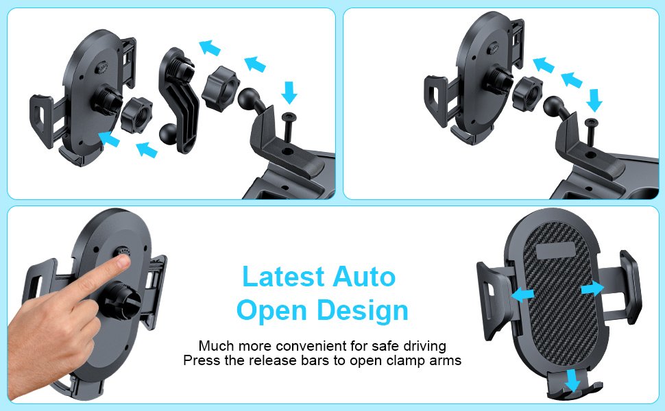 Wrangler JK dashboard phone holder features