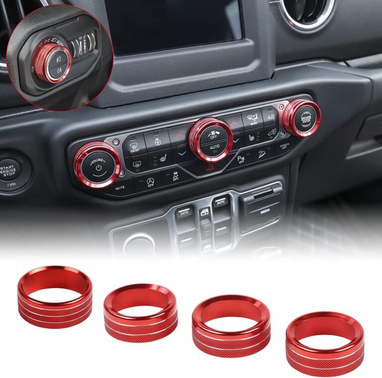 Red standard finish — 4 knob covers